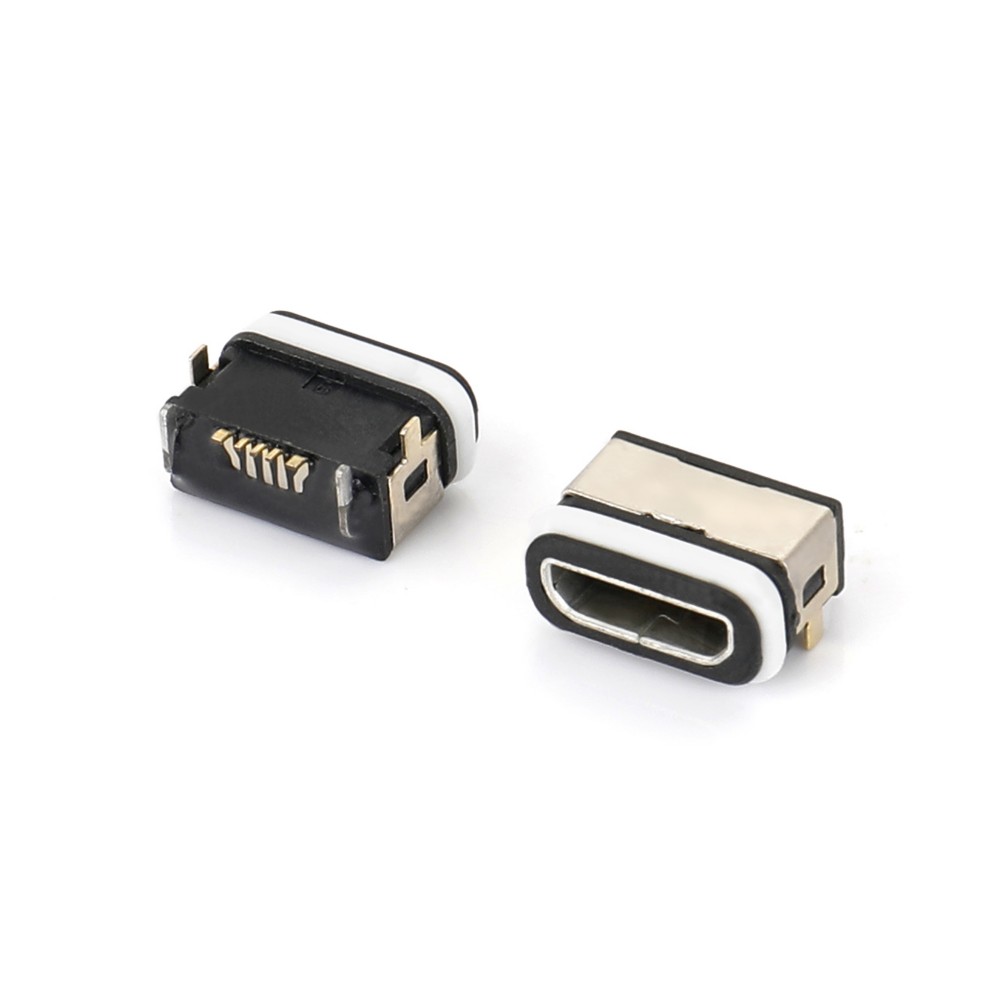 04BO-1604-WP   Micro USB 5F B型SMT四腳插板7.2-8.7防水母座
